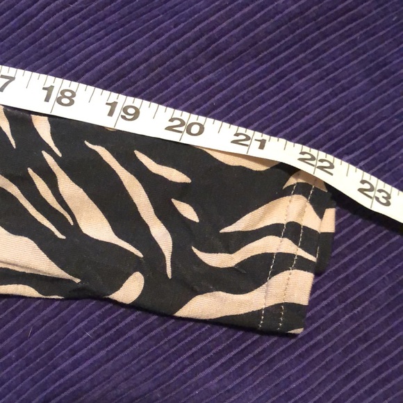 river island zebra print long sleeve minidress w/keyhole neckline SZ 8 (UK 12) - Picture 14 of 17